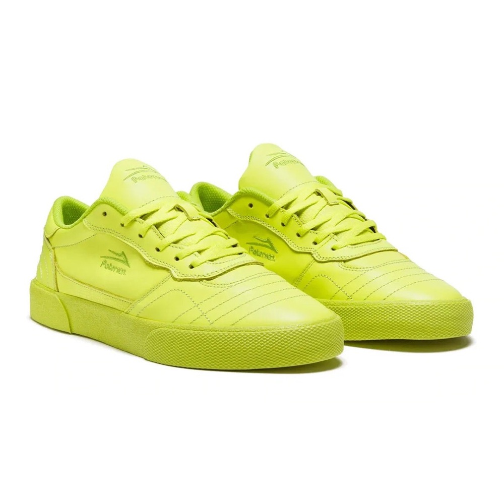 Lakai x Paterson Cambridge Lime Leather Skate Shoes - Never Worn